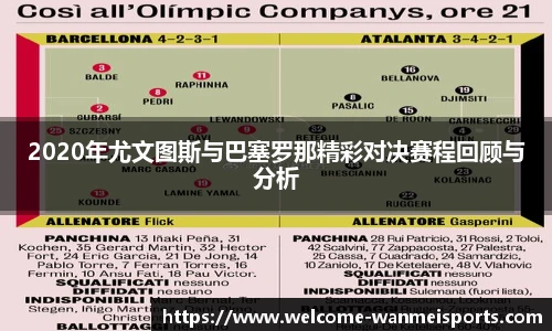 2020年尤文图斯与巴塞罗那精彩对决赛程回顾与分析